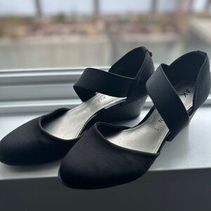 Anne Klein Black Wedge Shoes